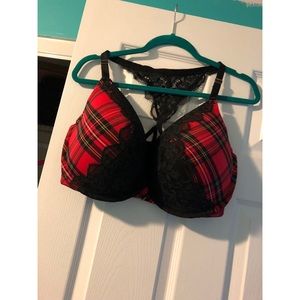 Plaid Bra